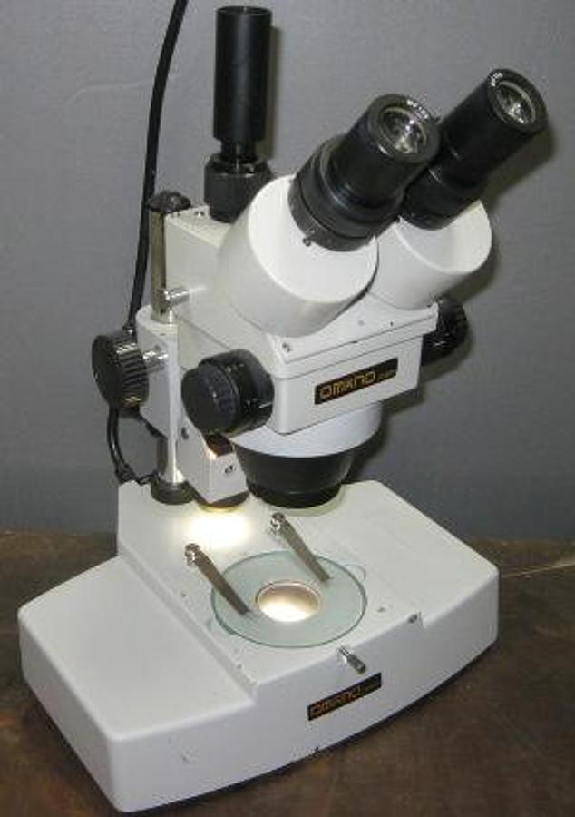 Used QTY. 1. OMANO STEREO MICROSCOPE