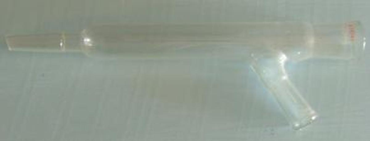 Used QTY. 1. WHEATON LIEBIG CONDENSER COLUMN TS29/42 WITH SIDEARM TS19/38