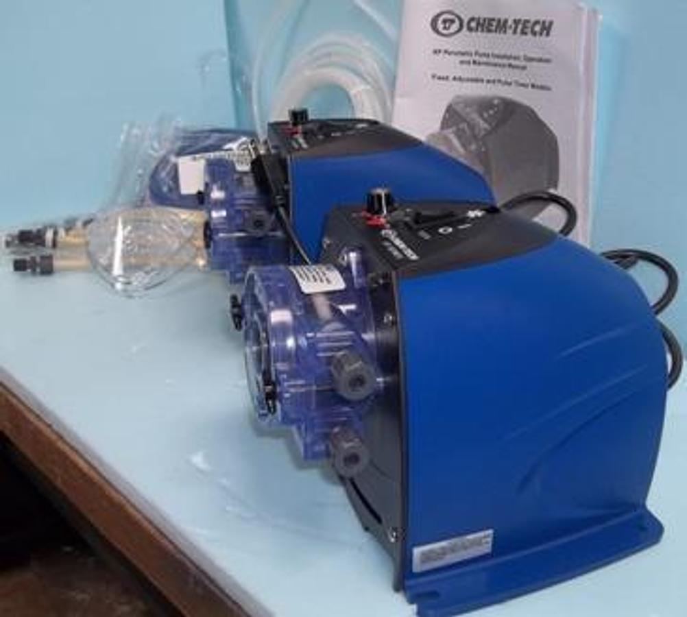 Used CHEM-TECH XP SERIES NON-SUBMERSIBLE PULSA FEEDER PERISTALTIC PUMP MODEL NO.: XP004LAHX KOPKIT NO.: NCKA2HPAP1 DATE /