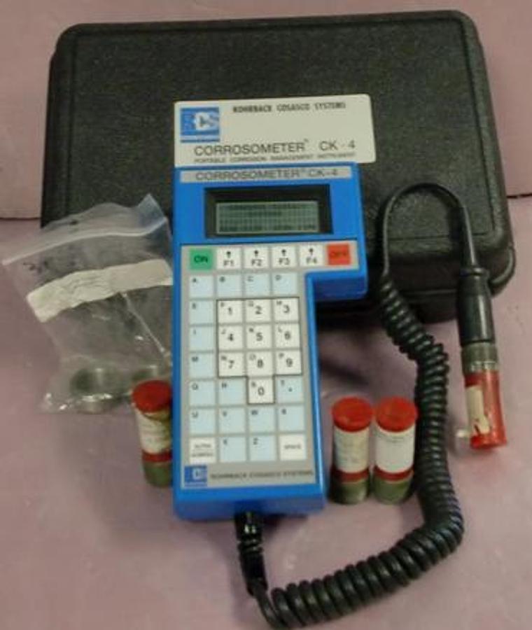 Used QTY. 1. ROHBACK COSASCO SYSTEMS CORROSOMETER CK-4 PORTABLE CORROSION MANAGEMENT