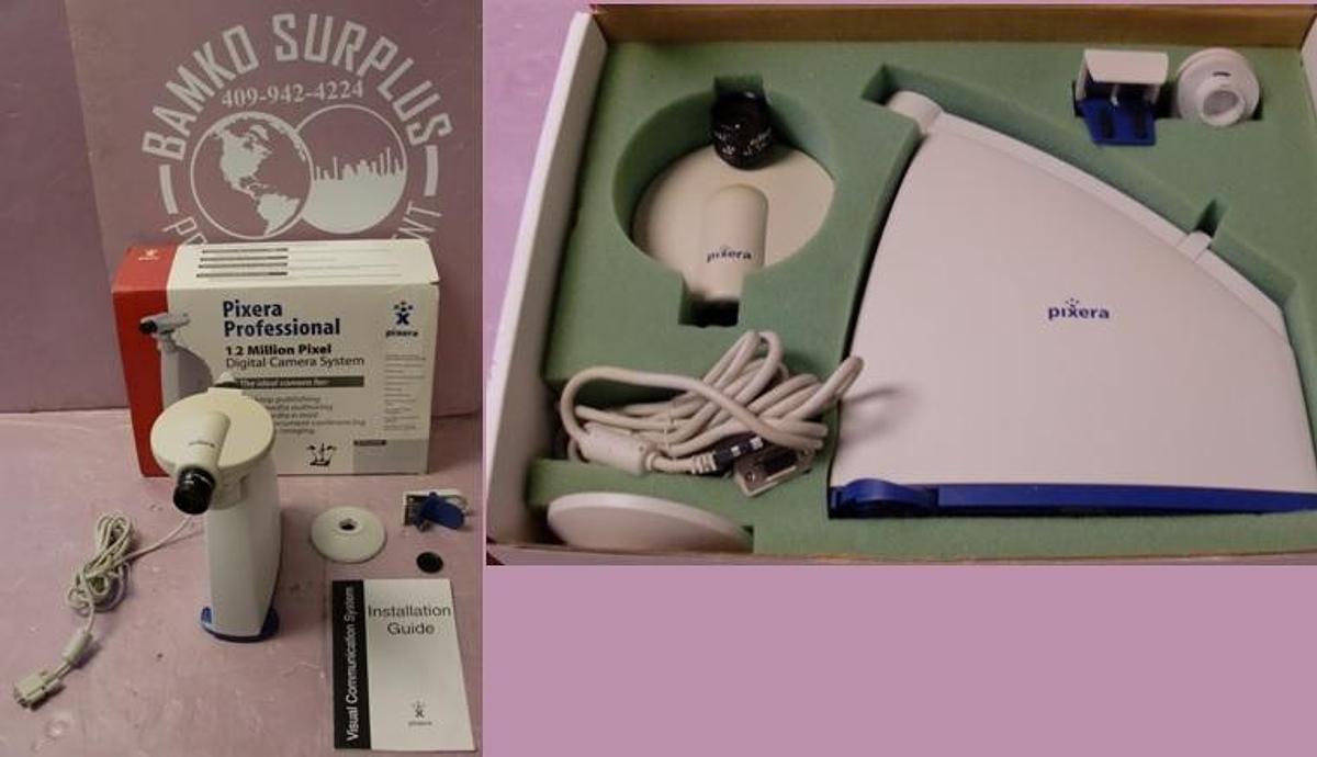 Used QTY. 1. PIXERA PROFESSIONAL 1.2 MILLION PIXEL DIGITAL CAMERA SYSTEM
