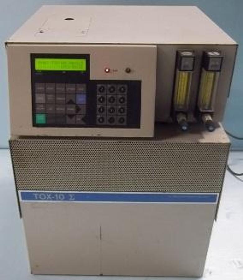 Used QTY. 1. MITSUBISHI KASEI CORPORATION TOX-10E SULFUR CHLORINE ANALYZER