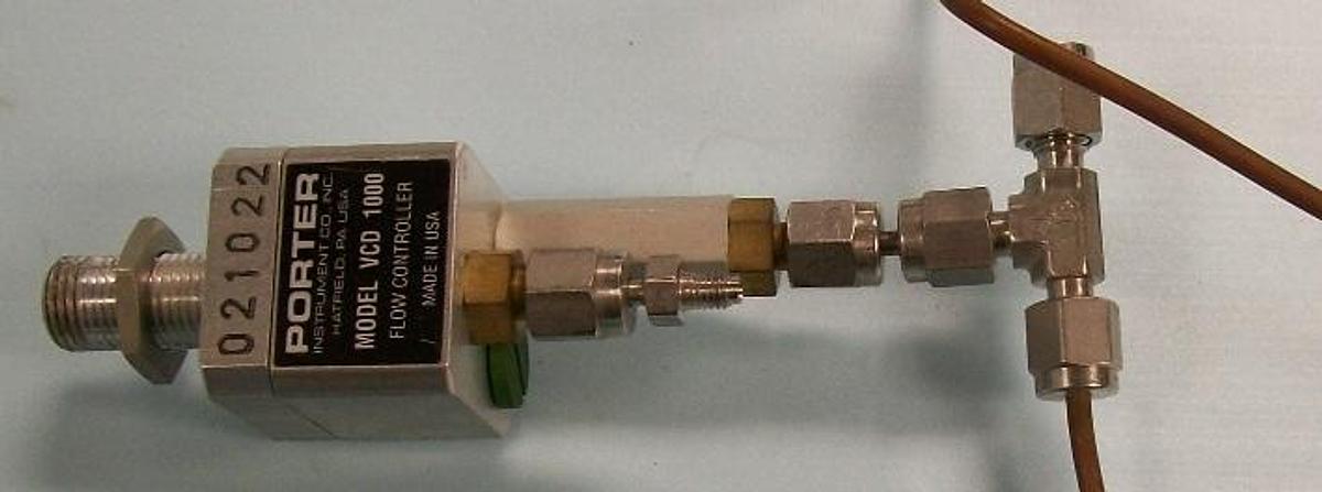 Used QTY. 1. PORTER FLOW CONTROLLER MODEL: VCD1000