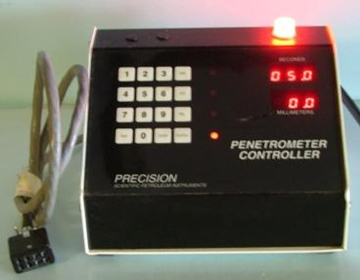 Used QTY. 1. PRECISION SCIENTIFIC PETROLEUM INSTRUMENTS PENETROMETER CONTROLLER CAT# 73500 DATE CODE BF-9 DIGITAL PENETROMETER QC LOT: 302247 115V WATTS 15 PH 1 50/60 HZ