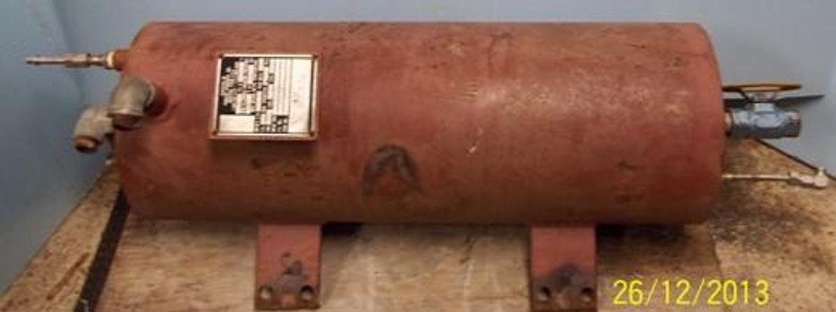 Used PROCESS STRAINERS INC. CAUSTIC COOLER (1992 YR) MFGRS. SN: 17430-1 TYPE: SC/12 ¾ PO#: 46008-12 SHELL HYDRO: 50 PSIG COIL HYDRO: 450 PSIG TANK# J11B102 WITH B136-CS-02-S1 VALVE 2250 WOG.