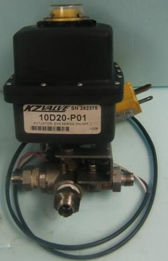 Used QTY. 1. KZ VALVE 10D20-01 ELECTRIC ON / OFF VALVE ACTUATOR