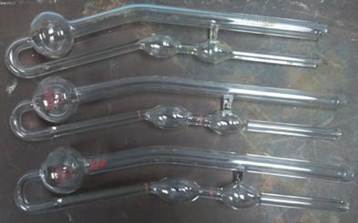 Used QTY. 3. CANNON NO. 100 FENSKE ROUTINE KINEMATIC VISCOSITY TUBE NO: E988