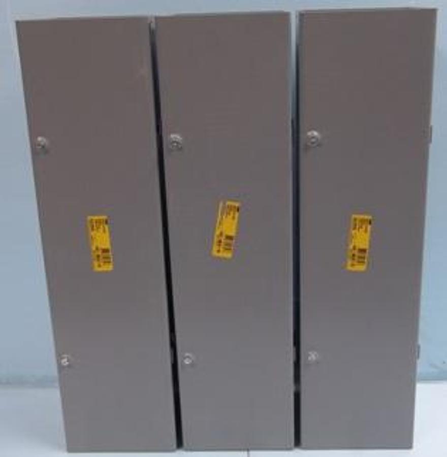 Used QTY. 3. HOFFMAN ENCLOSURE INC. CATALOG NO. F66G24 STRAIGHT SECTION