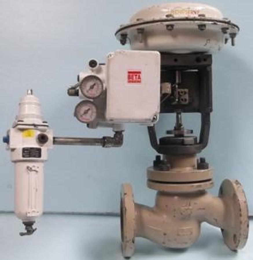Used QTY. 1. FLOWSERVE FLOWTOP CONTROL VALVE TYPE: 952A