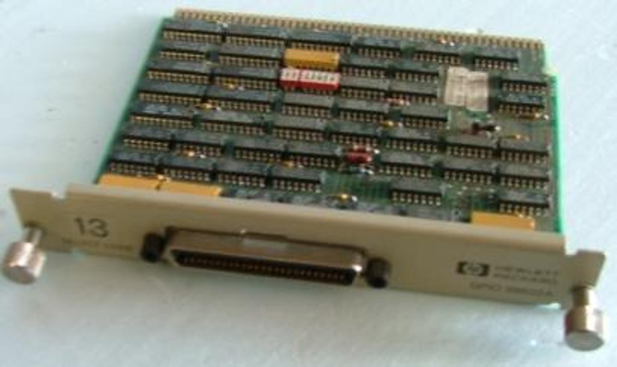 Used QTY. 1. HEWLETT PACKARD 98622-66501 GPIO INTERFACE MODULE