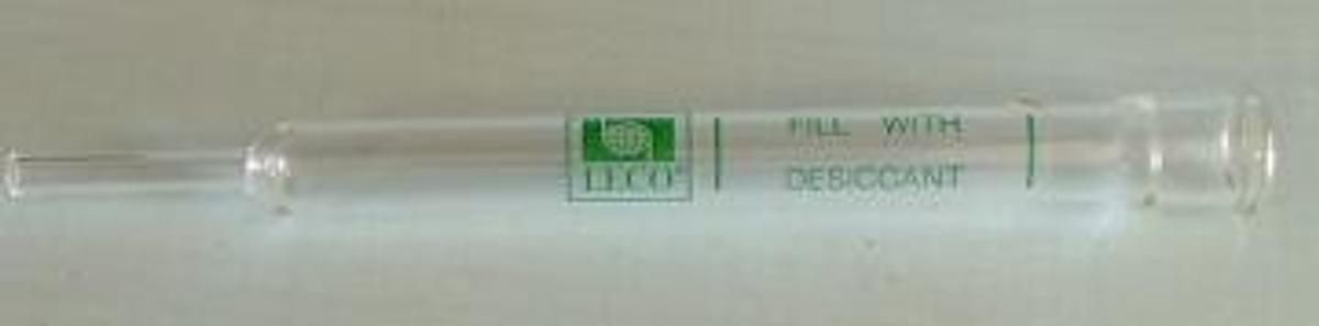 Used LECO SPECIALTY GLASSWARE "FILL WITH DESICCANT"