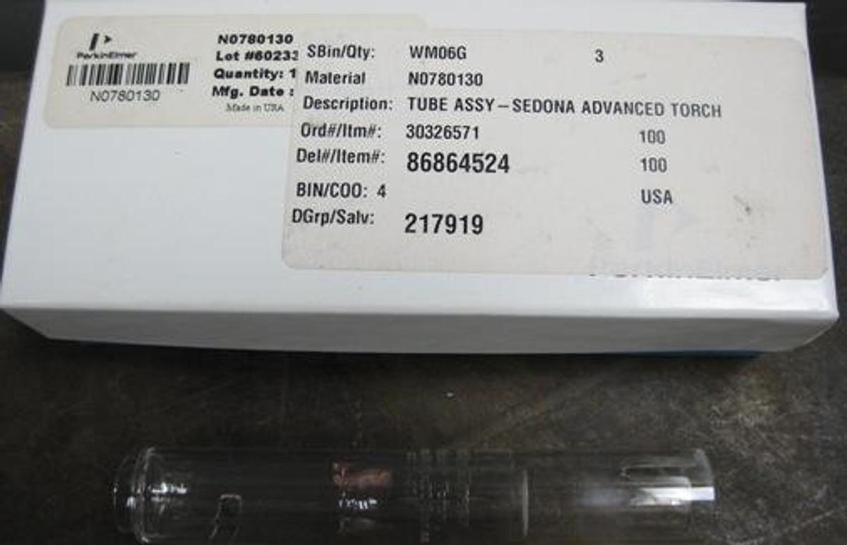 Used QTY. 1. PERKIN ELMER FLAT PLATE TORCH OPTIMA 8 X 00 SERIES
