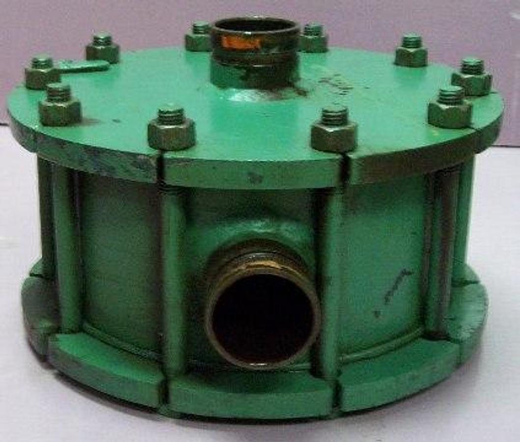 Used QTY. 1. HYDRAULIC OIL BLIND FLANGE DRUM TYPE FILTER