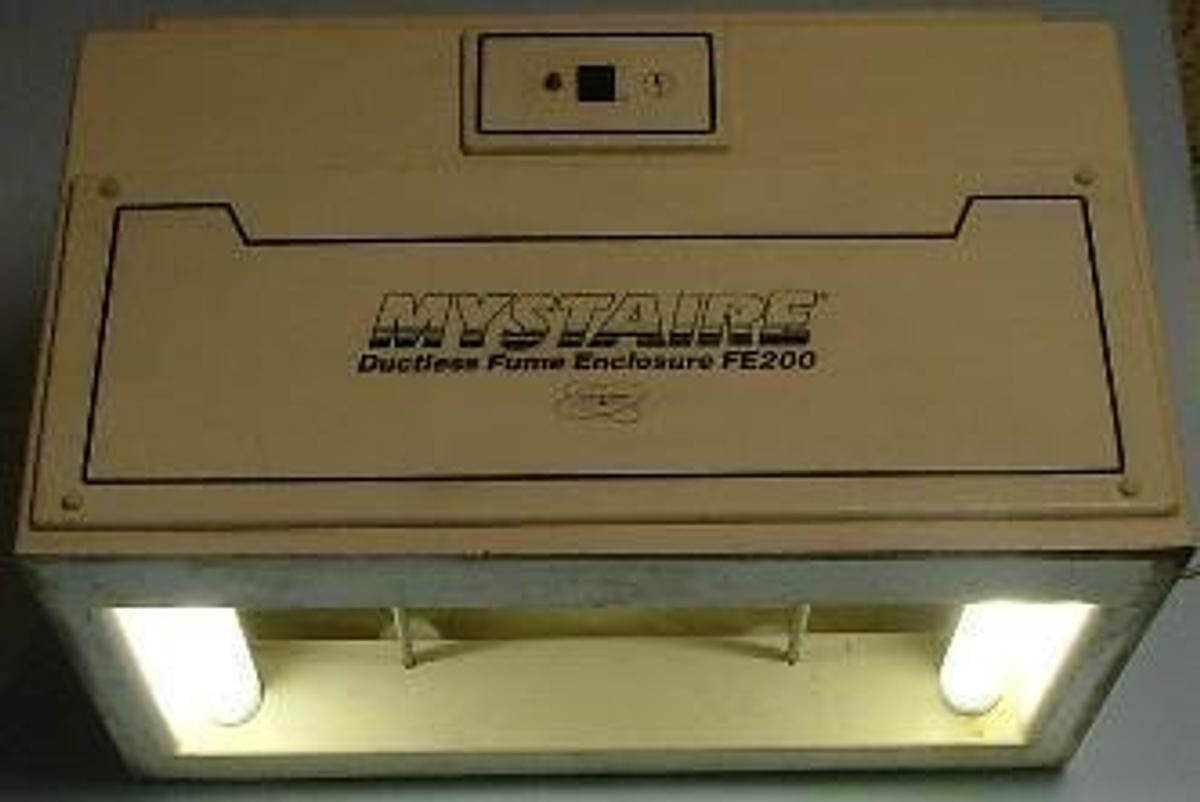 Used MYSTAIRE DUCTLESS FUME ENCLOSURE FE 200 MODEL: FE-200