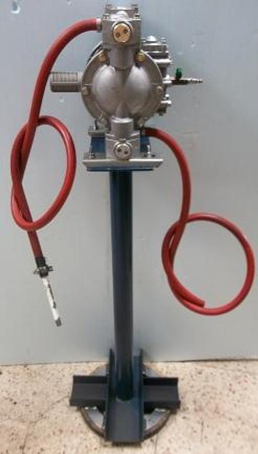 Used QTY. 1. DAYTON ALUMINUM BODY PTFE DIAPHRAGM PUMP