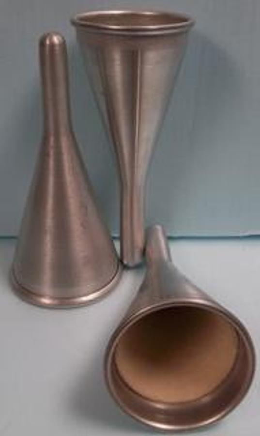 Used QTY. 3. NO NAME NO #S ALUMINUM CENTRIFUGE TUBE 5 11/16" X 2 ½" 120 ML.