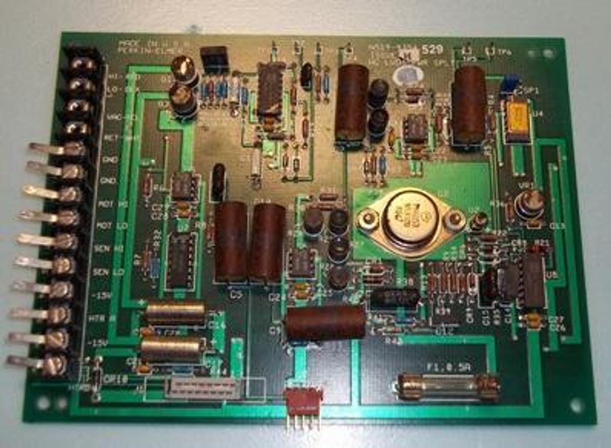 Used PERKIN ELMER AC LVDT POWER SUPPLY BOARD ISSUE H