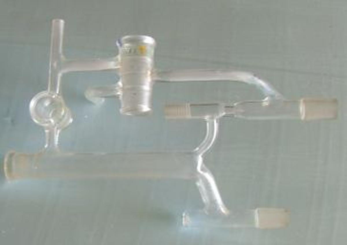 Used QTY. 1. ECK AND KREBS: SPECIALTY GLASSWARE TS14/20 PYREX