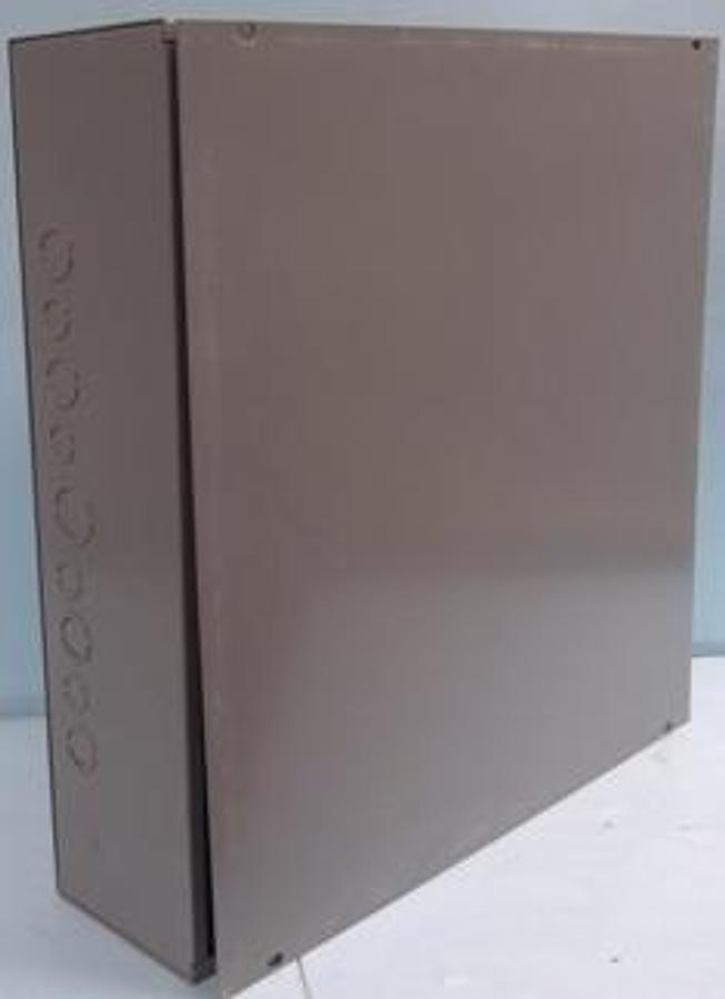 Used QTY. 1. HOFFMAN ENCLOSURE INC. CAT. NO. ASE24X24X6 ENCLOSURE TYPE 1 C US UL LISTED J & P BOX 431H CUL CSA - C22.2 NO. 14 ROHS 12236 IP30.