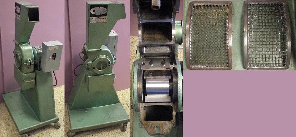 Used QTY. 1. C.W. CWB BRABENDER INSTRUMENTS INC. GRANULATOR TYPE: 510/9