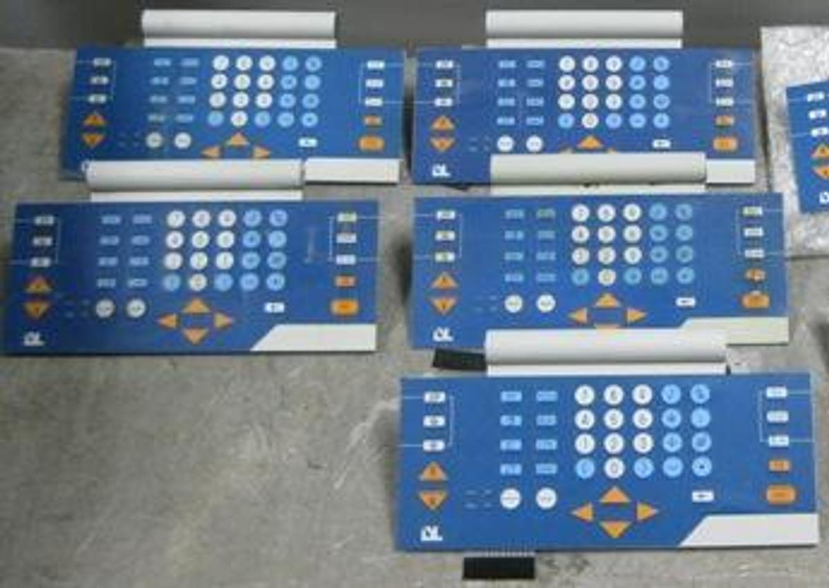 Used ISL BY PAC AD86 5G2 DISTILLATION ANALYZER KEY PADS. USED WORKING.