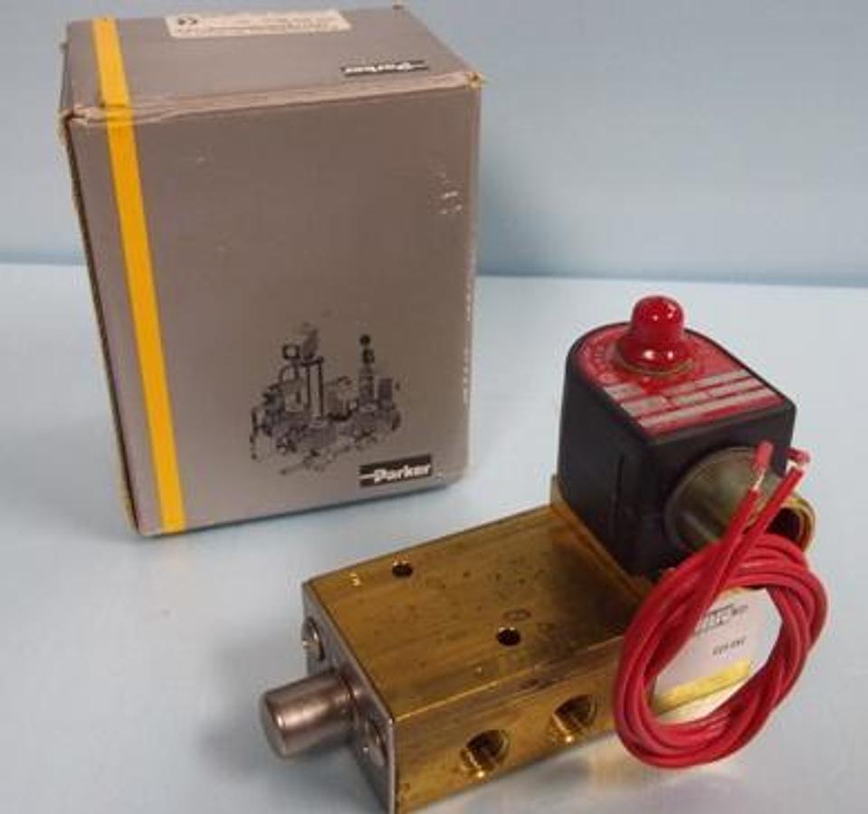 Used PARKER ELECTRONIC VALVE (SOLENOID) VALVE NO: 73417BN2PNOONOH611C2
