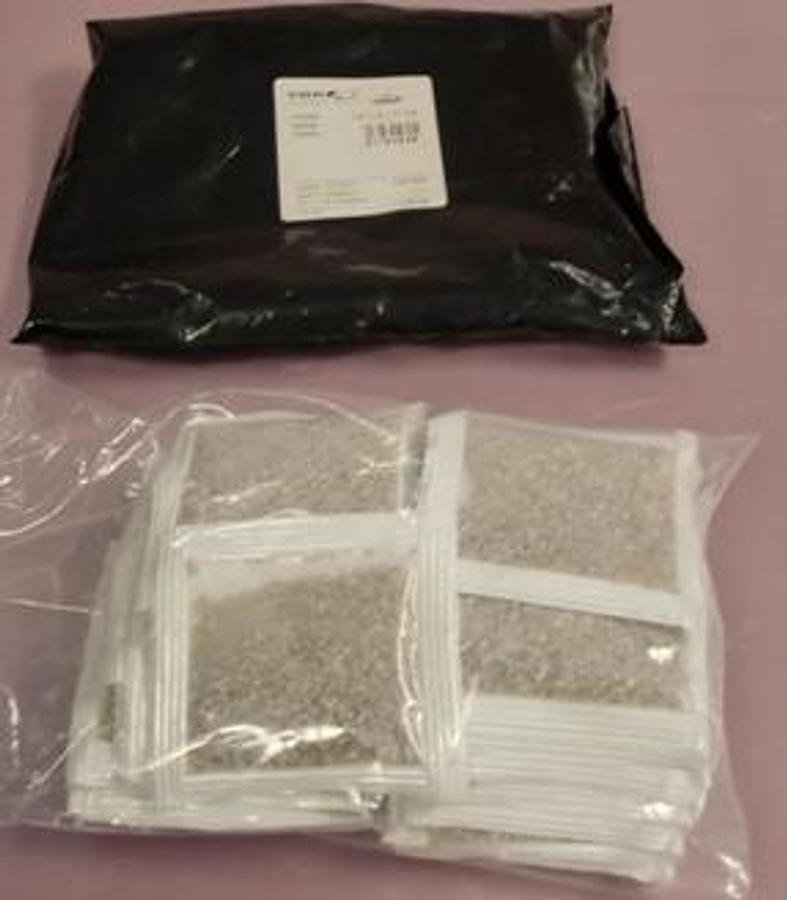 Used QTY. 1. PACK APPROX. 30PC OF VWR HUMIDITY SPONGES DESICCATOR IN A BAG