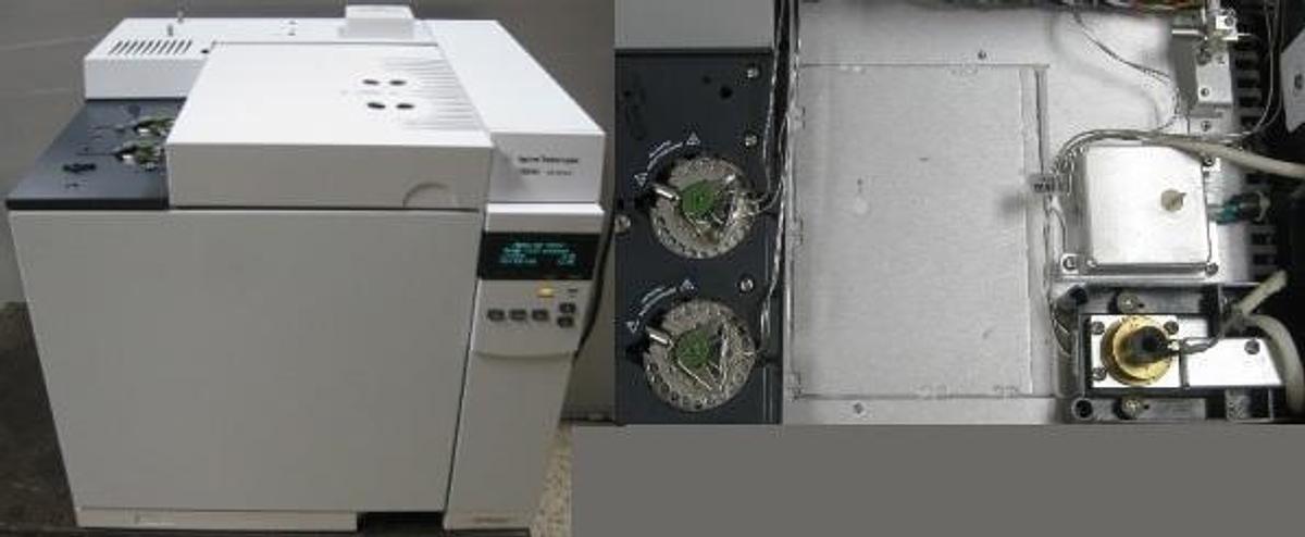 Used AGILENT TECHNOLOGIES 7820A GAS CHROMATOGRAPH SYSTEM