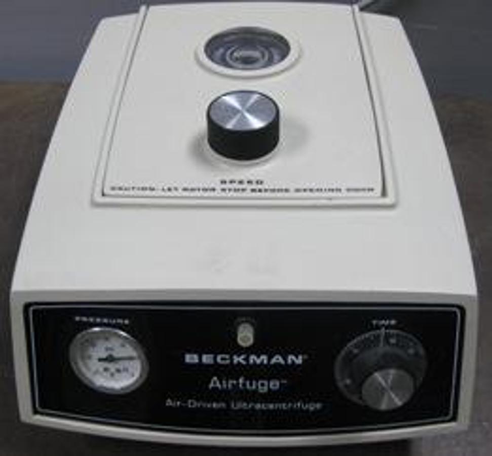 Used BECKMAN AIRFUGE AIR-DRIVEN ULTRACENTRIFUGE