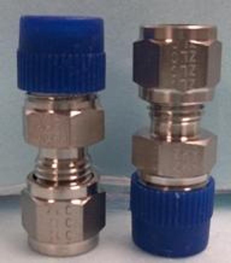 Used HOKE 3/8" X ½" STAINLESS STEEL MALE FIITING GYROLOK 316 ZLC ZKY.