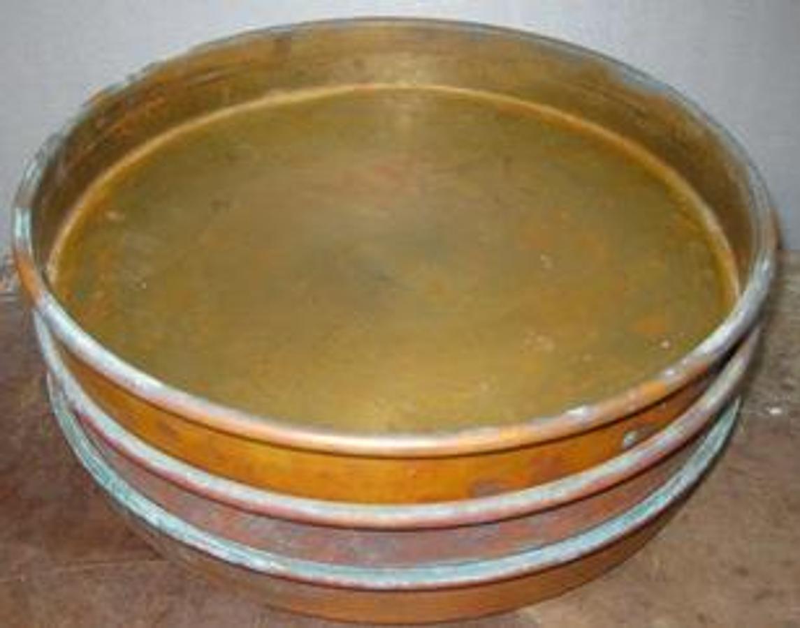 Used QTY. 1. BRASS SIEVE BOTTOM
