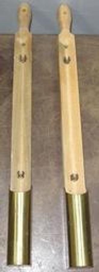 Used WOODBACK THERMOMETER CUP CASE THERMOMETER HOLDER. THE WOOD-BACK THERMOMETERS WERE DESIGNED WITH A NON-SPARKING BRASS CUP WHICH HOLDS 100ML OF LIQUID