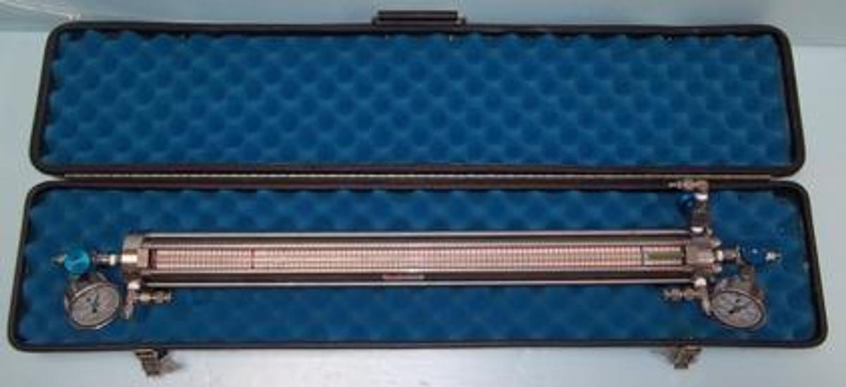 Used WELKER ENGINEERING CO. SUGAR LAND TX. CONSTANT PRESSURE 1000 CC SAMPLE CYLINDER