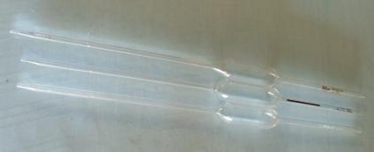 Used GLASS PIPETTES: 50ML