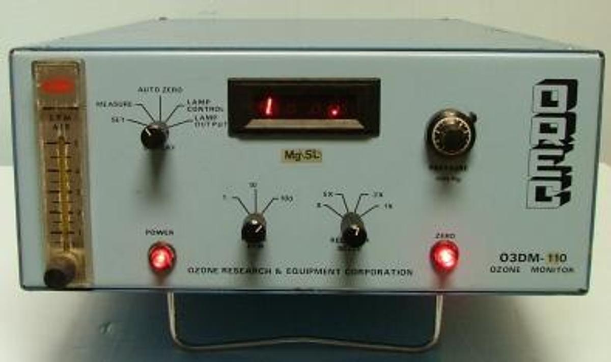 Used OREC OZONE MONITOR MODEL O3DM-110 MG/SL