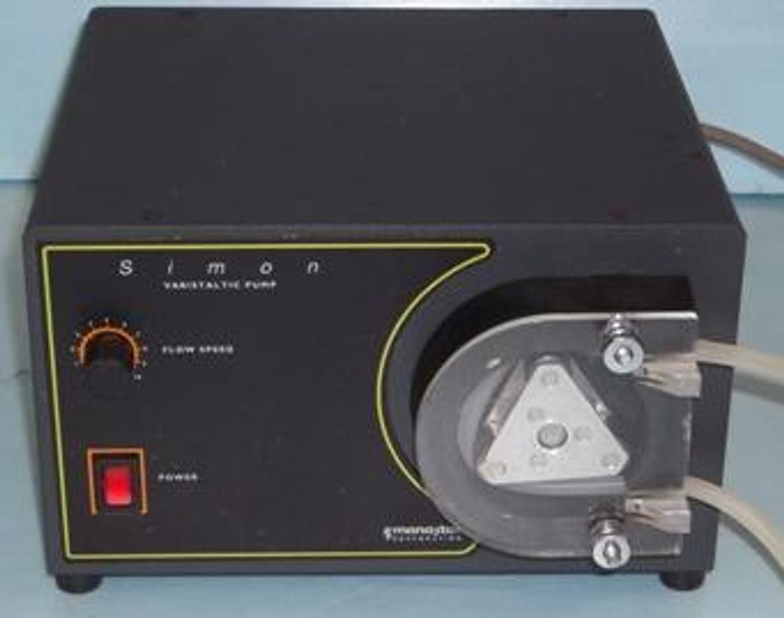Used QTY. 1. MANOSTAT. CORPORATION. SIMON. PERISTALTIC PUMP. CAT# 72-300-00.
