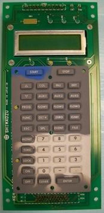 Used QTY. 1. SHIMADZU KEY PAD COMPUTER BOARD P/N: 221-4104791