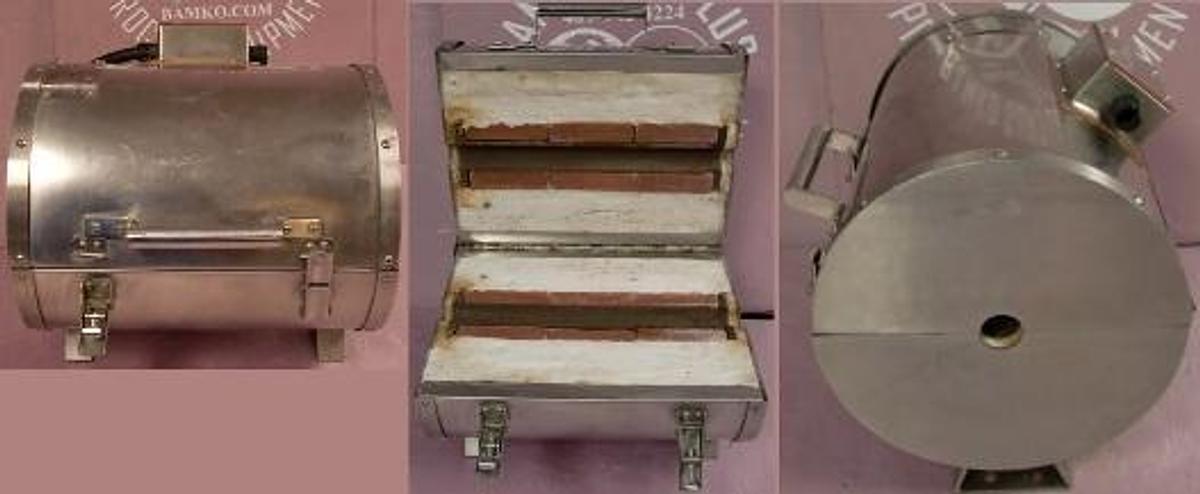 Used 1" VARIABLE CONTROL TUBE HEATER STAINLESS CONSTRUCTION. 110 VOLTS