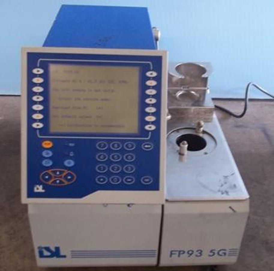 Used QTY. 1. ISL BY PAC FP93 5G AUTOMATIC PENSKY MARTENS FLASH POINT TESTER ASTM D93