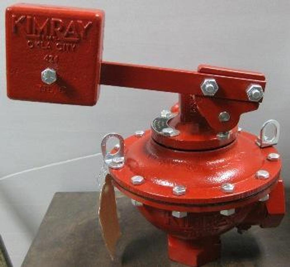 Used KIMRAY WEIGHT OPERATED DUMP VALVE