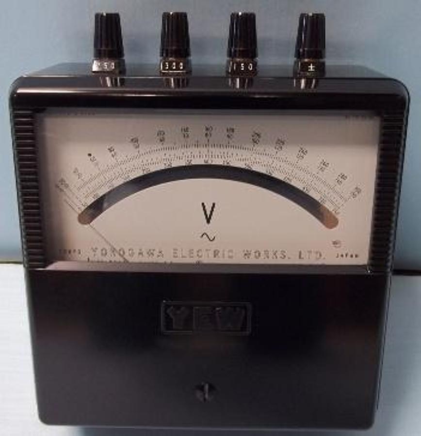 Used YOKOGAWA ELECTRIC WORKS LTD (YEW) STANDARD VOLT METER