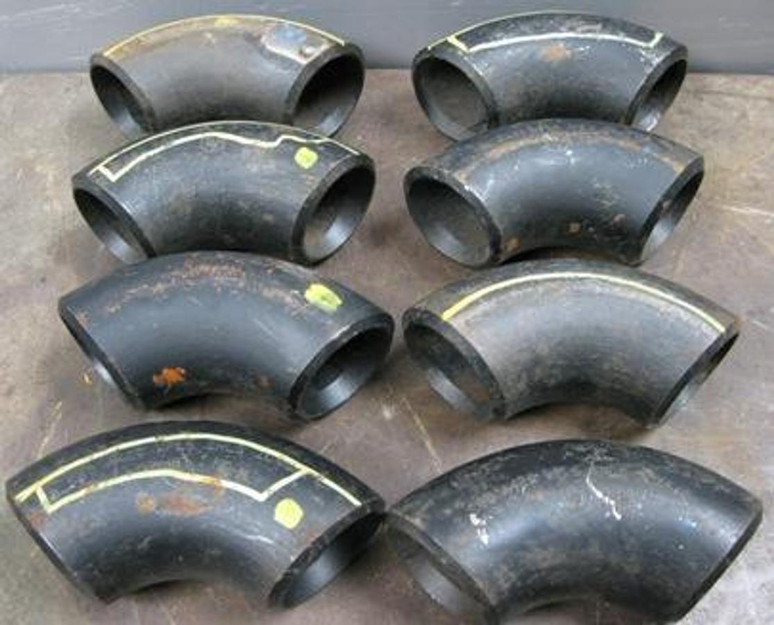 Used GP 2" 90 DEG. SCH 80 BUTT WELD SEAMLESS PIPE FITTING
