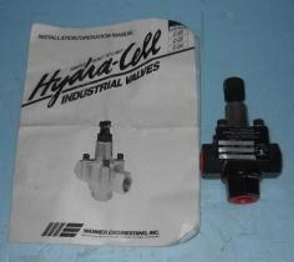 Used HYDRA CELL INDUSTRIAL VALVE WANNER ENGINEERING INC. MODEL # C22ABVTCEF PRESSURE: 200-500 RANGE PSI