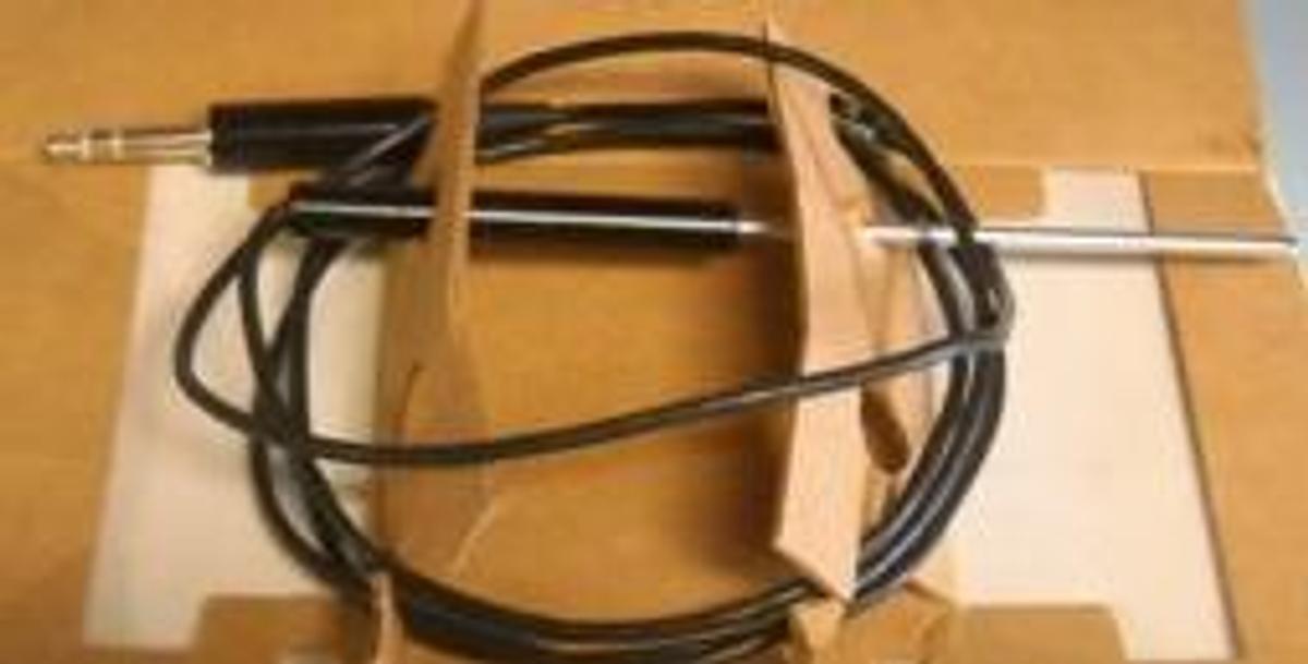 Used OMEGA TECH CO UNIQUE TEMP SURFACE PROBE TYPE K PART# 88222K QC# PL092018.