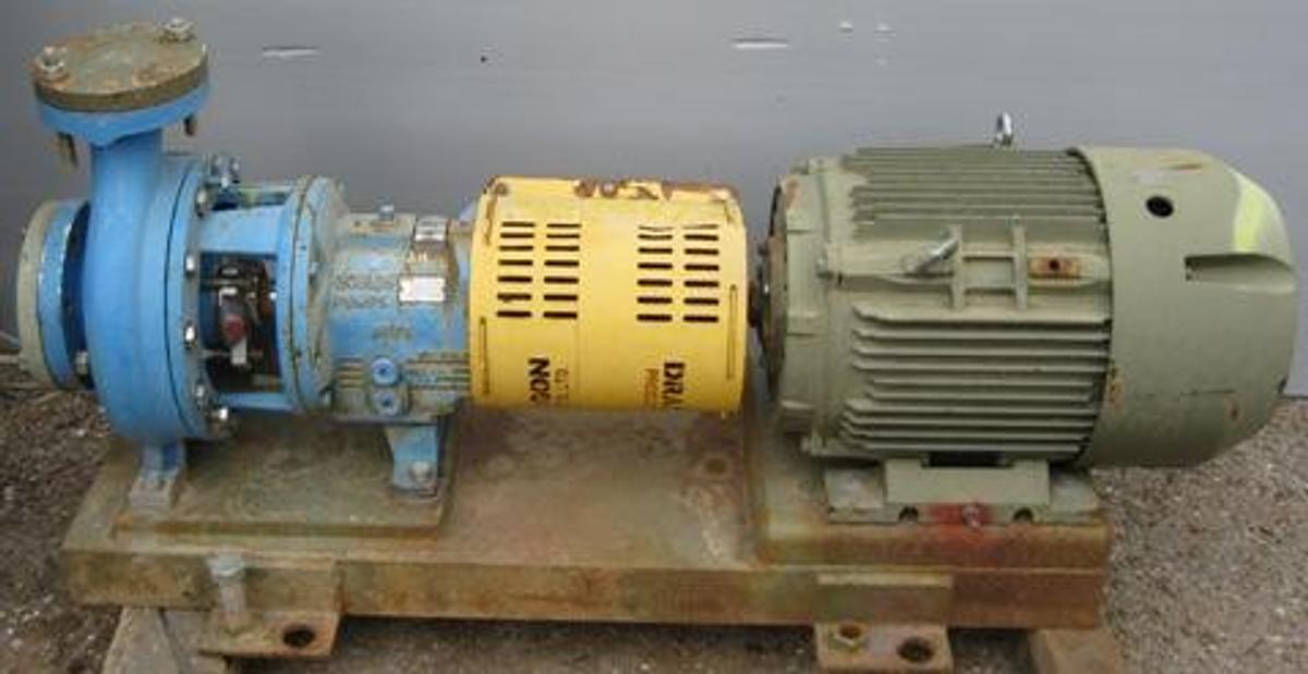 Used QTY. 1. GOULDS 3 X 4 X 10 CENTRIFUGAL PUMPS I-FRAME