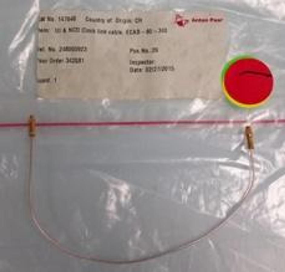 Used QTY. 1. ANTON PAAR UI & NCO CLOCK LINK CABLE ECAB-80-340