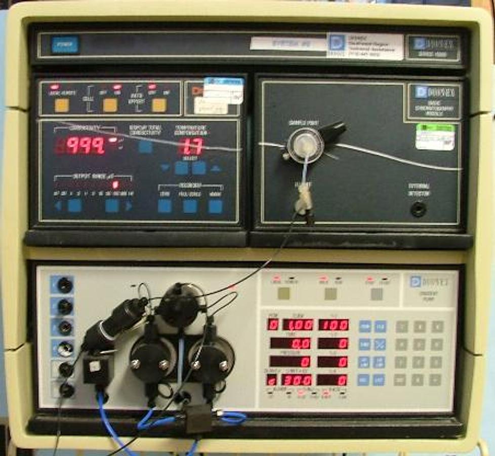 Used QTY. 1. DIONEX SERIES 4500i BASIC CHROMATOGRAPHY MODULE CONDUCTIVITY DETECTOR
