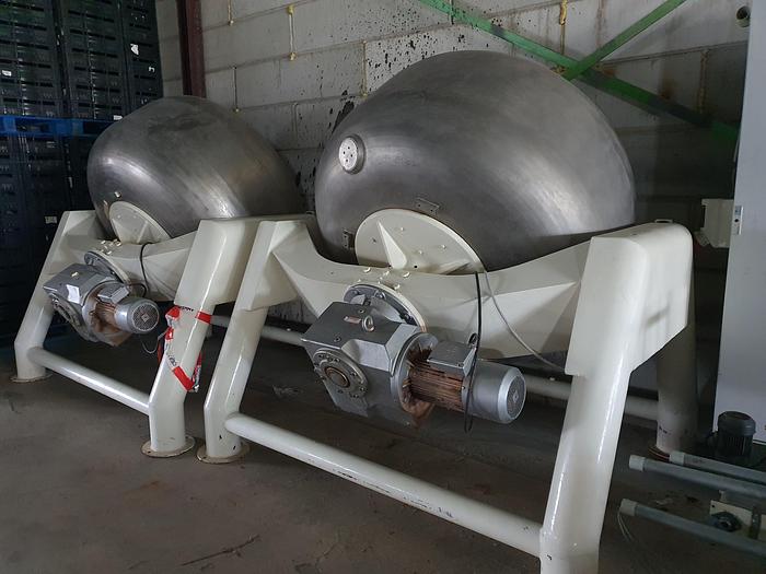 Gebraucht Drageekessel DRIAM mit ca. 1.600 mm Kellel-Durchmesser, in Edelstahlausführung