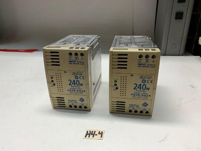 Used Idec Izumi PS5R-SG24 Power Supply 240W 24VDC Output (Lot of 2) *Fast Shipping*