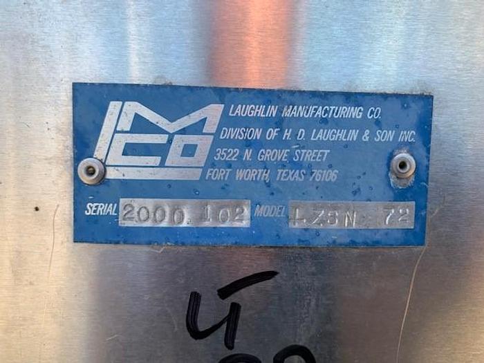 Used 72" Diameter Stainless Steel Accumulation Turntable